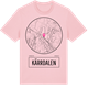 Pink Cotton t-shirt med Kärrdalen t-shirt