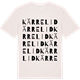 Vintage White t-shirt med Kärrelid ordlek t-shirt