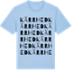 Blue Soul t-shirt med Kärrhed ordlek t-shirt