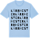 Blue Soul t-shirt med Kärrhester ordlek t-shirt