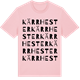 Pink Cotton t-shirt med Kärrhester ordlek t-shirt