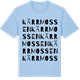 Blue Soul t-shirt med Kärrmossen ordlek t-shirt