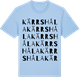 Blue Soul t-shirt med Kärrshåla ordlek t-shirt