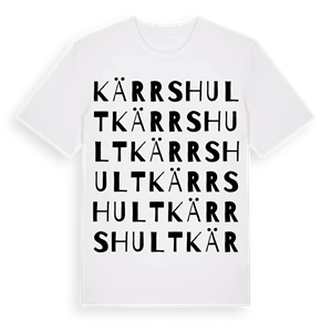 Kärrshult ordlek t-shirt – ekologisk bomull t-shirt från Pinshirt