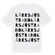 Kärrsjöstrand ordlek t-shirt