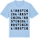 Blue Soul t-shirt med Kärrstegen ordlek t-shirt
