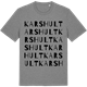 Mid Heather Gray t-shirt med Karshult ordlek t-shirt