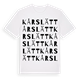 Kårslätt ordlek t-shirt
