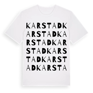 Karstad ordlek t-shirt – ekologisk bomull t-shirt från Pinshirt