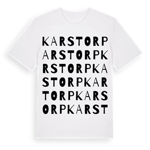Karstorp ordlek t-shirt – ekologisk bomull t-shirt från Pinshirt