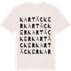 Vintage White t-shirt med Kartäcker ordlek t-shirt