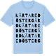 Blue Soul t-shirt med Kärtared Östergård ordlek t-shirt