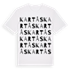 Kartås ordlek t-shirt