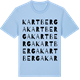 Blue Soul t-shirt med Kartberga ordlek t-shirt