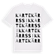 Kartekärrssik ordlek t-shirt