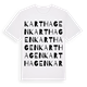 Karthagen ordlek t-shirt