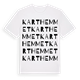 Karthemmet ordlek t-shirt