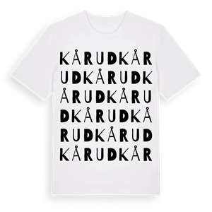 Kårud ordlek t-shirt – ekologisk bomull t-shirt från Pinshirt