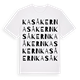 Kasåkern ordlek t-shirt