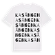 Kasängen ordlek t-shirt
