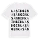 Kasängen ordlek t-shirt