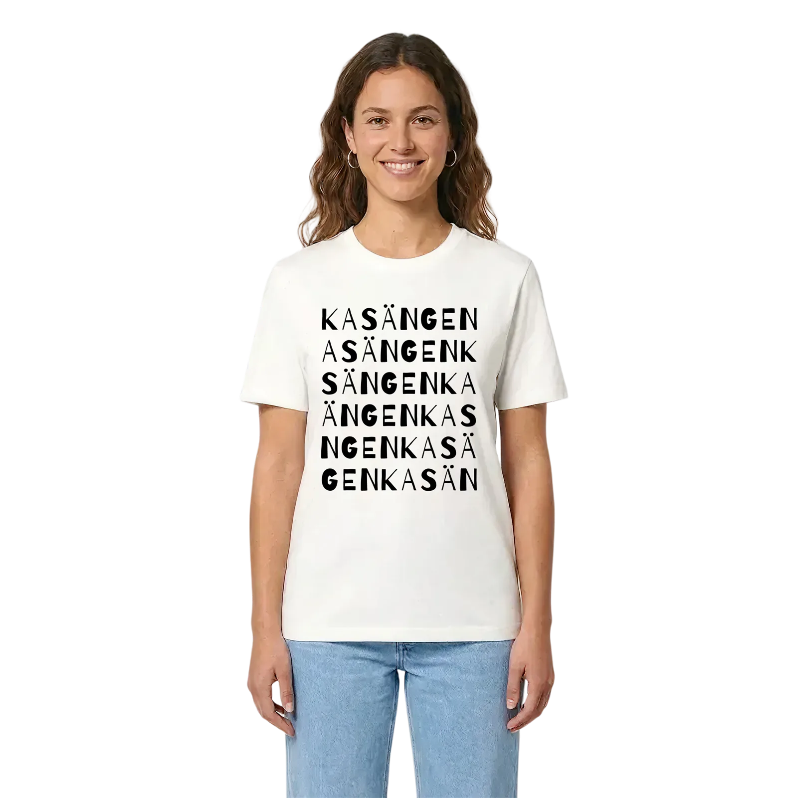 Kasängen ordlek t-shirt – White, i miljö