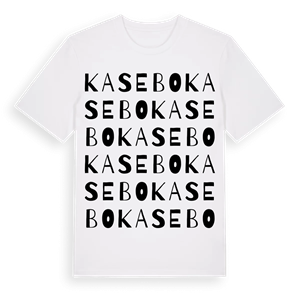 Kasebo ordlek t-shirt – ekologisk bomull t-shirt från Pinshirt