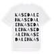 Kasedalen ordlek t-shirt