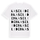 Kaseliden ordlek t-shirt