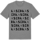 Mid Heather Gray t-shirt med Kasen ordlek t-shirt
