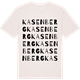 Vintage White t-shirt med Kasenberg ordlek t-shirt