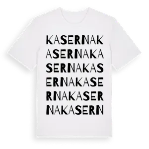 Kaserna ordlek t-shirt – ekologisk bomull t-shirt från Pinshirt