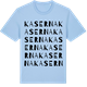 Blue Soul t-shirt med Kaserna ordlek t-shirt