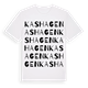 Kashagen ordlek t-shirt