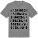 Mid Heather Gray t-shirt med Kashögen ordlek t-shirt