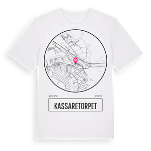 Kassaretorpet t-shirt – ekologisk bomull t-shirt från Pinshirt