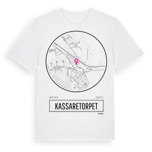 Kassaretorpet t-shirt – ekologisk bomull t-shirt från Pinshirt
