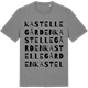 Mid Heather Gray t-shirt med Kastellegården ordlek t-shirt