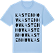 Blue Soul t-shirt med Kastenhov ordlek t-shirt