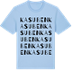 Blue Soul t-shirt med Kasuben ordlek t-shirt