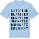 Blue Soul t-shirt med Katebrunn ordlek t-shirt