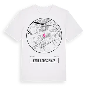 Katie Borgs Plats t-shirt – ekologisk bomull t-shirt från Pinshirt