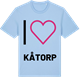 Blue Soul t-shirt med Jag älskar Kåtorp t-shirt stort tryck