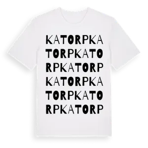 Katorp ordlek t-shirt – ekologisk bomull t-shirt från Pinshirt