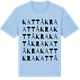 Blue Soul t-shirt med Kattåkra ordlek t-shirt