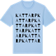 Blue Soul t-shirt med Kattarp ordlek t-shirt