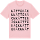 Pink Cotton t-shirt med Kättebäck ordlek t-shirt
