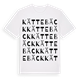 White t-shirt med Kättebäck ordlek t-shirt