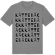 Mid Heather Gray t-shirt med Kättebäck ordlek t-shirt