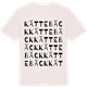 Vintage White t-shirt med Kättebäck ordlek t-shirt